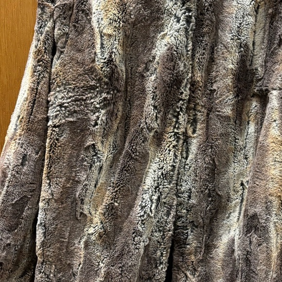 Hilary MacMillan Faux Fur Cardigan Sweater XL - Picture 2 of 4